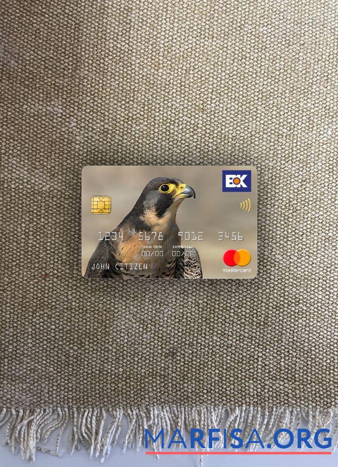 Printable Pakistan The Bank of Khyber bank mastercard photolook front real example